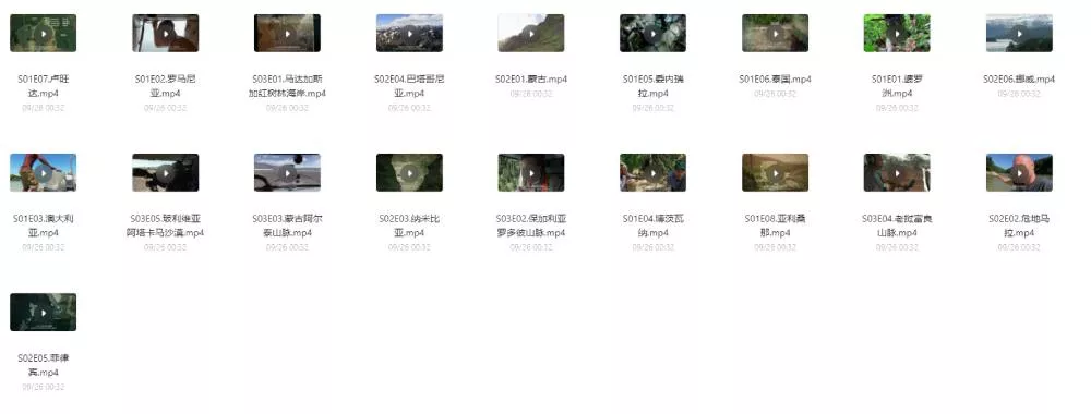 国外贝爷的、荒野求生全系列