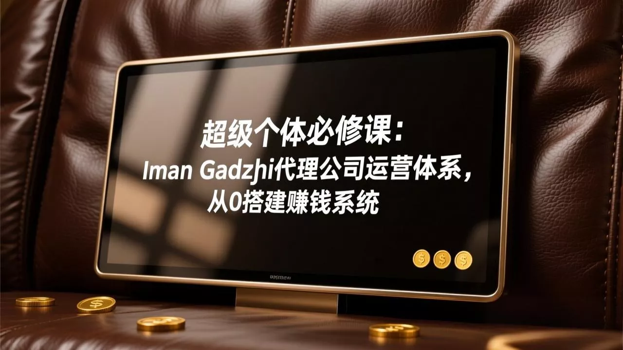 超级个体必修课：Iman Gadzhi代理公司运营体系，从0搭建赚钱系统