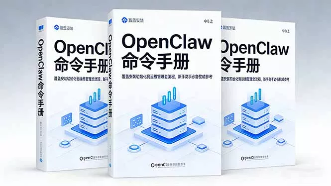 OpenClaw命令手册：覆盖安装初始化到运维管理全流程，新手高手必备权威参考