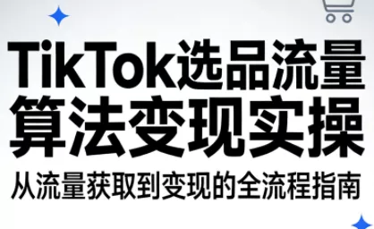 TikTok选品流量算法变现实操