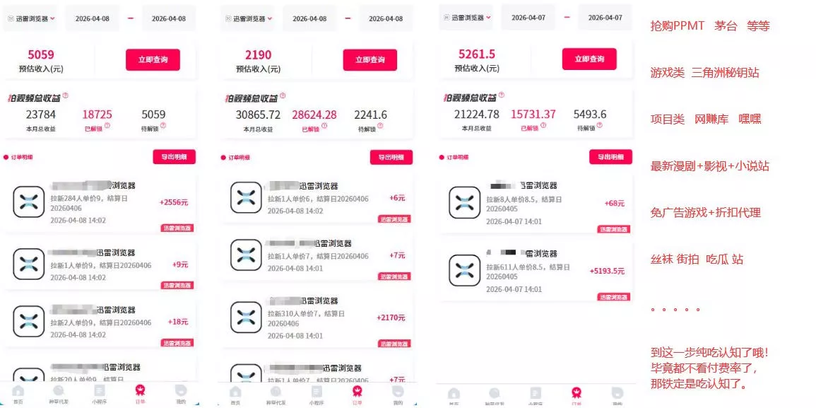 迅雷浏览器项目2.0_拆个大佬周1W的打法