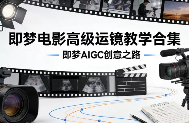 即梦电影高级运镜教学合集，即梦AIGC创意之路