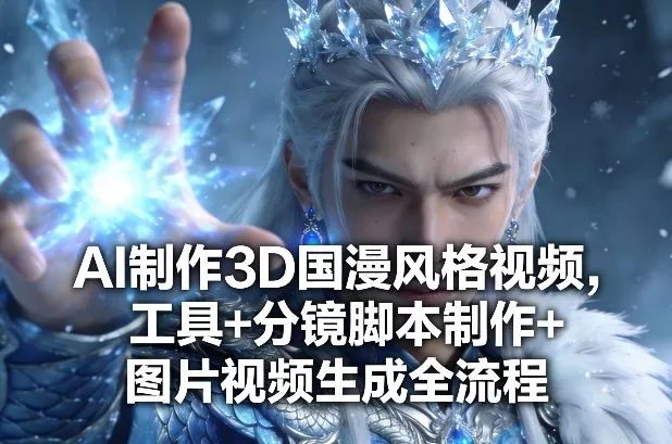 AI制作3D国漫风格视频，工具+分镜脚本制作+图片视频生成全流程