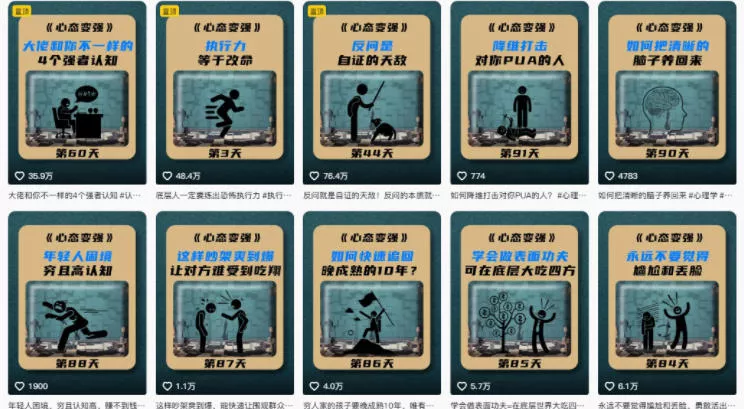 AI心理学赛道视频制作教学，撸抖音精选独家收益，接商单收徒，90W粉丝博主+50W粉丝博主双教程