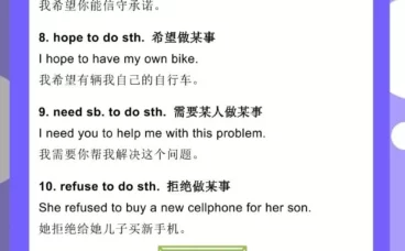 【2025秋新版】小升初英语常用固定搭配