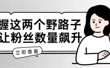 掌握这两个野路子,特效结合神奇布偶,能让粉丝数量飙升,至少增长 5000。