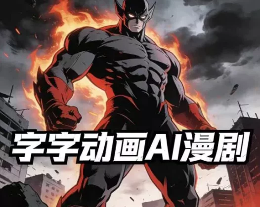 字字动画AI漫剧2026年第1期系统课程，小白看完就能学会实操的漫剧课，单人月收1-3W